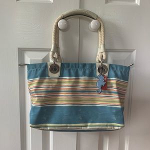 Rare beach/nautical themed Coach designer bag